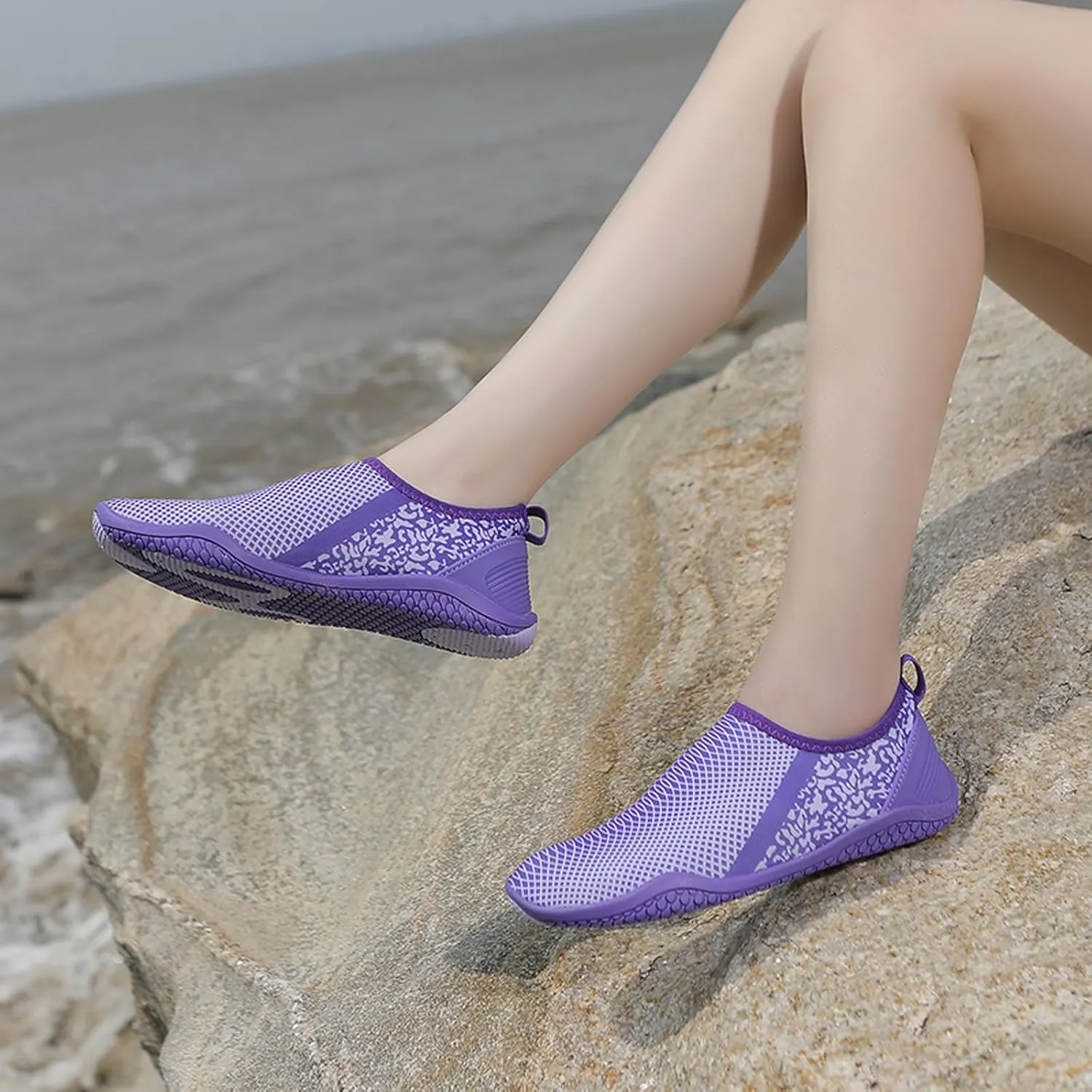 Water Shoes for Women Men Quick Dry Breathable Beach Swim Dive Hike Walk Aqua Barefoot Yoga Gym Sneakers