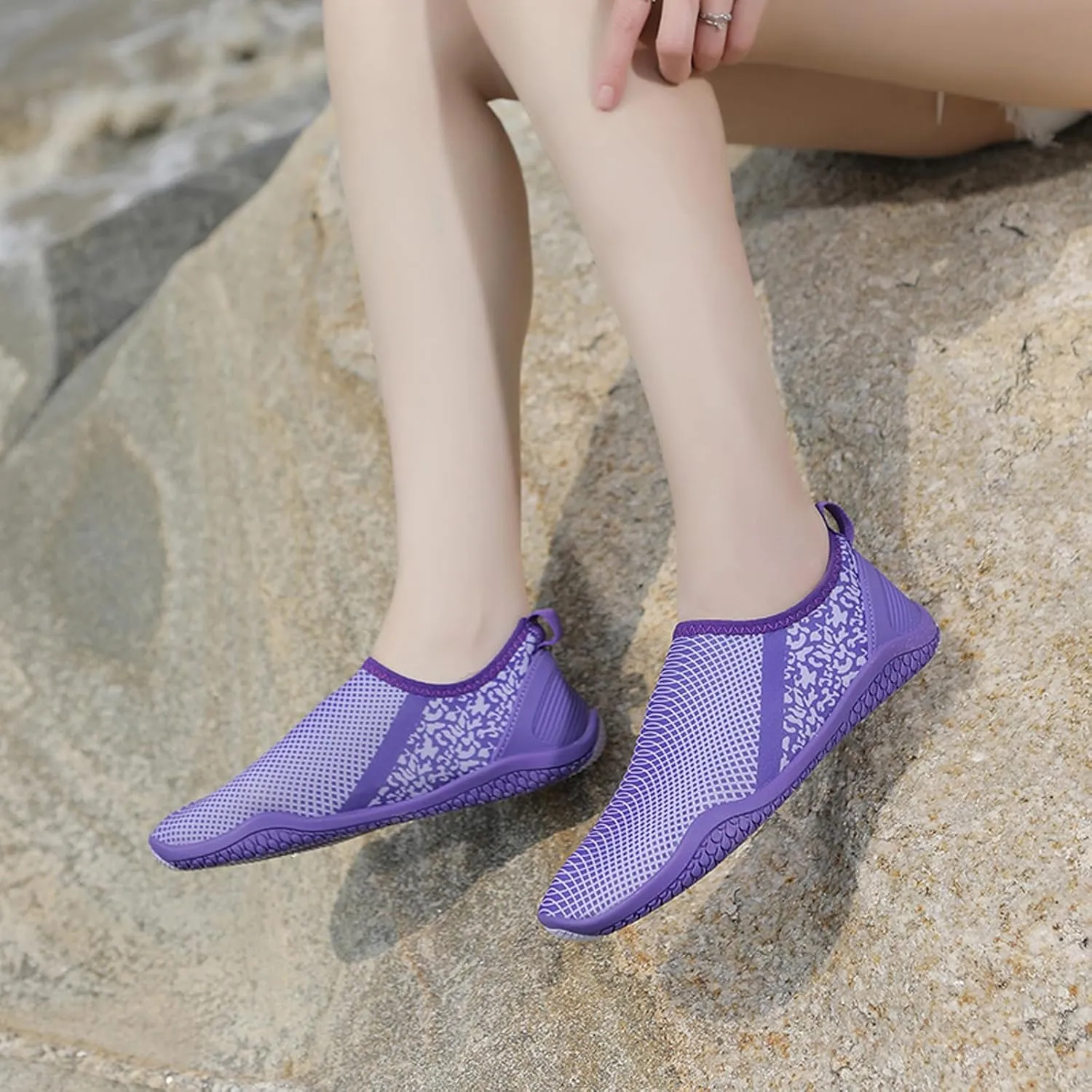 Water Shoes for Women Men Quick Dry Breathable Beach Swim Dive Hike Walk Aqua Barefoot Yoga Gym Sneakers